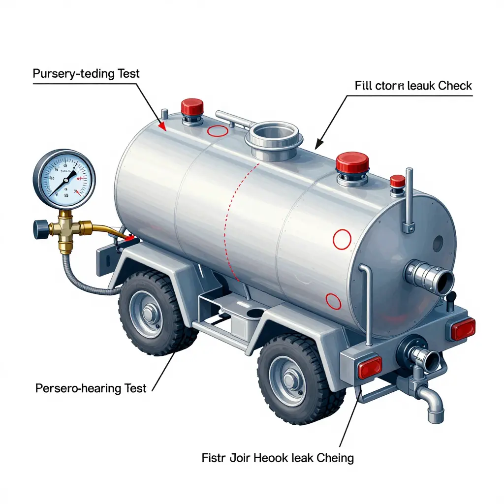 Pressure Testing Tank Zoomlion fire truck handover inspection: pump curve verification and ...
